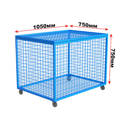Кошик для зберігання м'ячів мобільний, фото 2