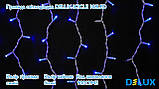 Світлодіодна гірлянда DELUX є icicle 27 flash 2 х 1м 108LED Синій/Білий, фото 2