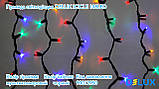 Світлодіодна гірлянда DELUX є icicle 27 flash 2 х 1м 108LED Мульти/Чорний, фото 3