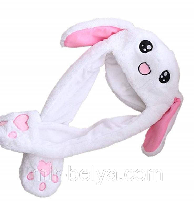 Шапка у вигляді зайця з рухомими вухами!, фото 1