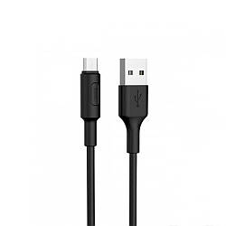 DATA-кабель Hoco X25 micro USB 1м Black