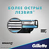 Gillette Mach3 8 шт. в пакованні змінні касети для гоління, новий тип, оригінал, фото 7