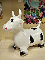 Стрибун гумовий Корова MS 0386 (Бежевий)