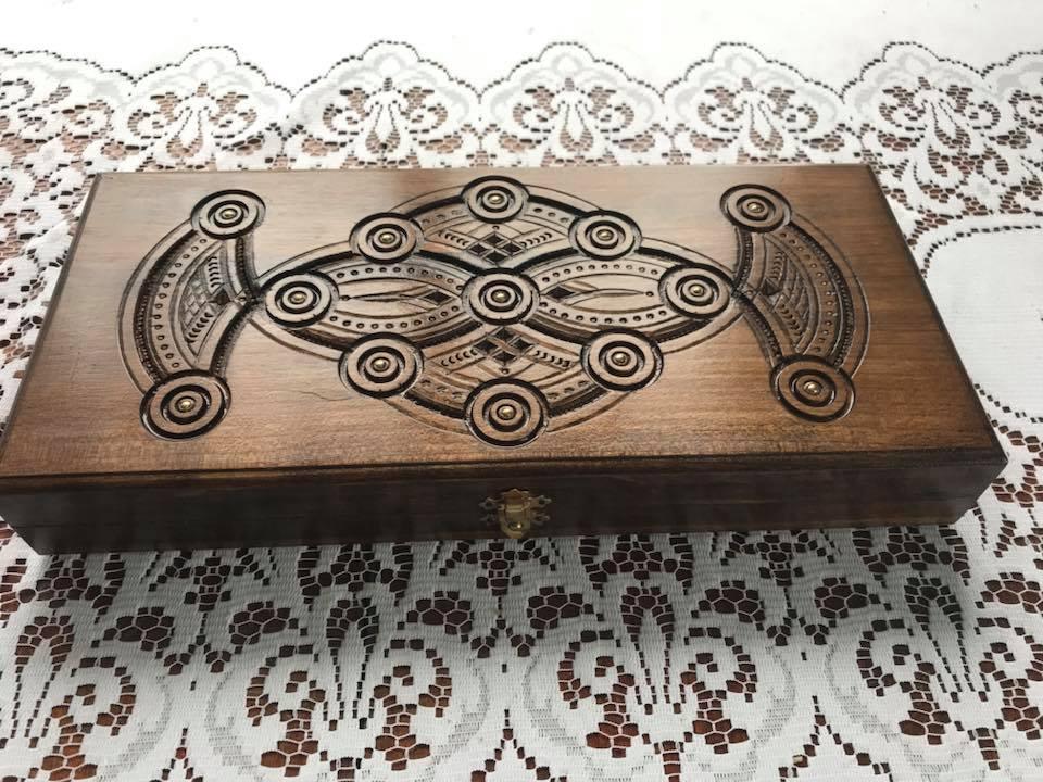 Нарди ручної роботи 40 см Кельт, фото 1