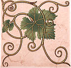 Декор Imola Grape 1 Leaf 100*100