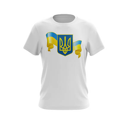 Футболка чоловіча з принтом "Україна,Флаг", фото 2