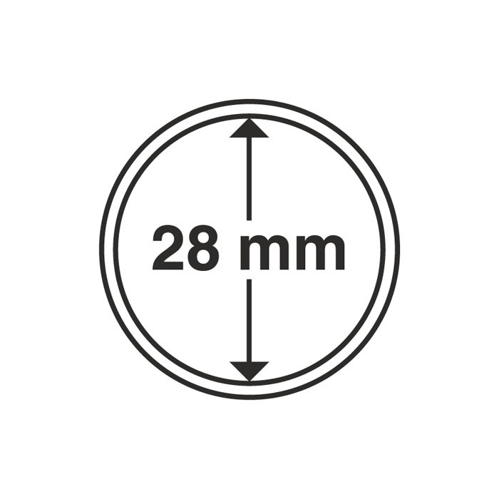 Капсула Leuchtturm для монеті 28 мм