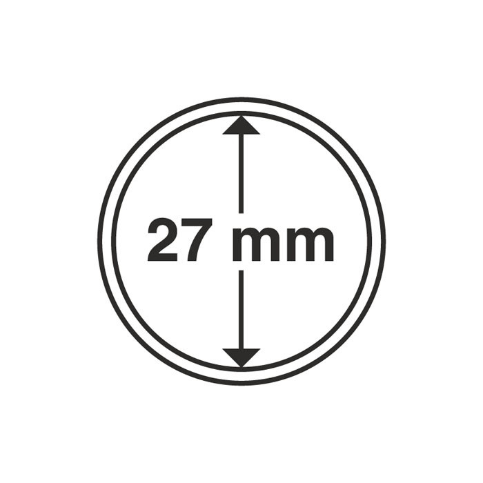 Капсула Leuchtturm для монеті 27 мм