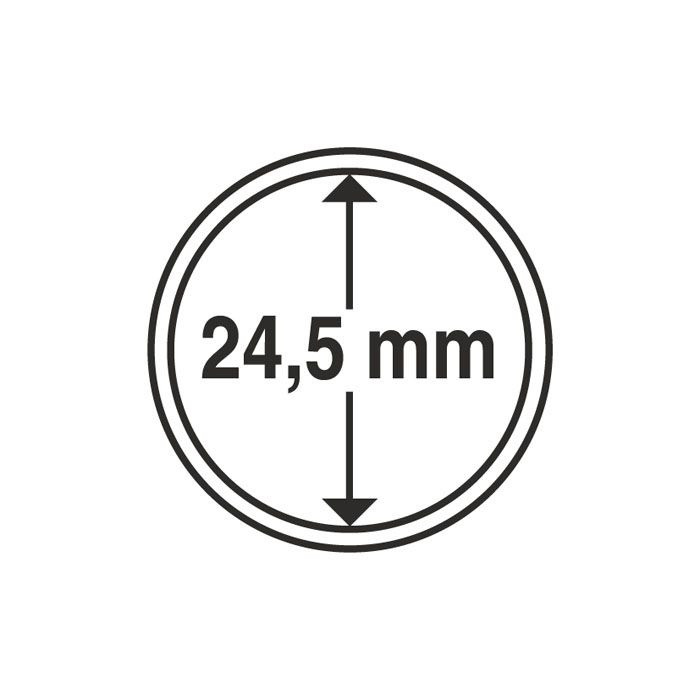 Капсула Leuchtturm для монеті 24,5 мм