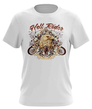 Футболка для чоловіків із малюнком "Hell rider", фото 2