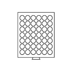 Бокс Leuchtturm для монет (діаметр комірки 30.0 мм)