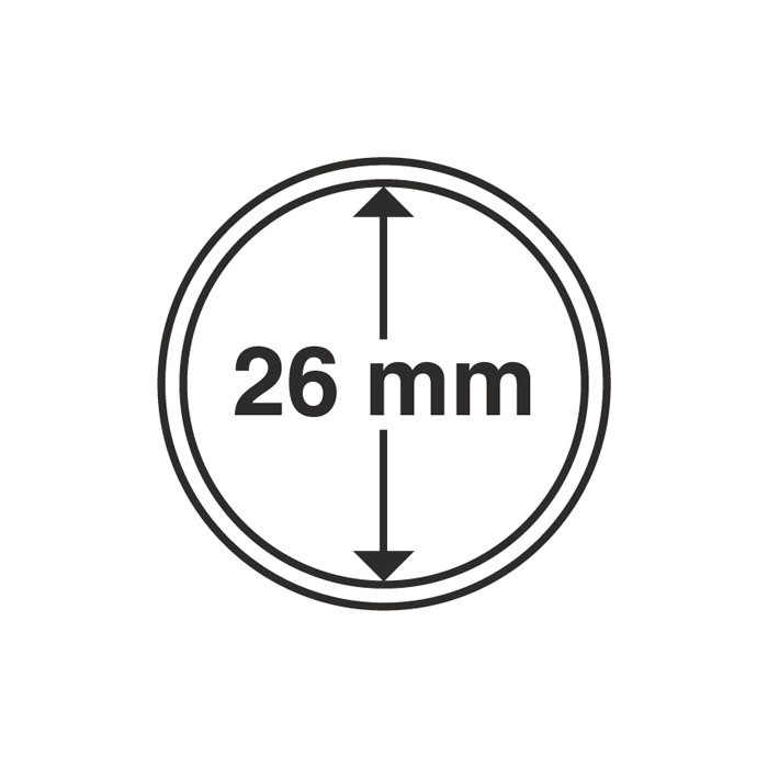 Капсула Leuchtturm для монеті 26 мм