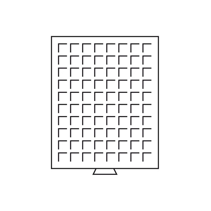 Бокс Leuchtturm для монет (розмір комірки 24*24 мм)