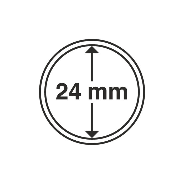 Капсула Leuchtturm для монеті 24 мм