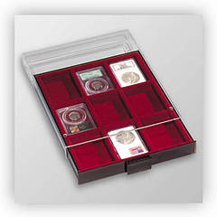 Бокс для монет Leuchtturm, XL (розмір комірки 64*86 мм)