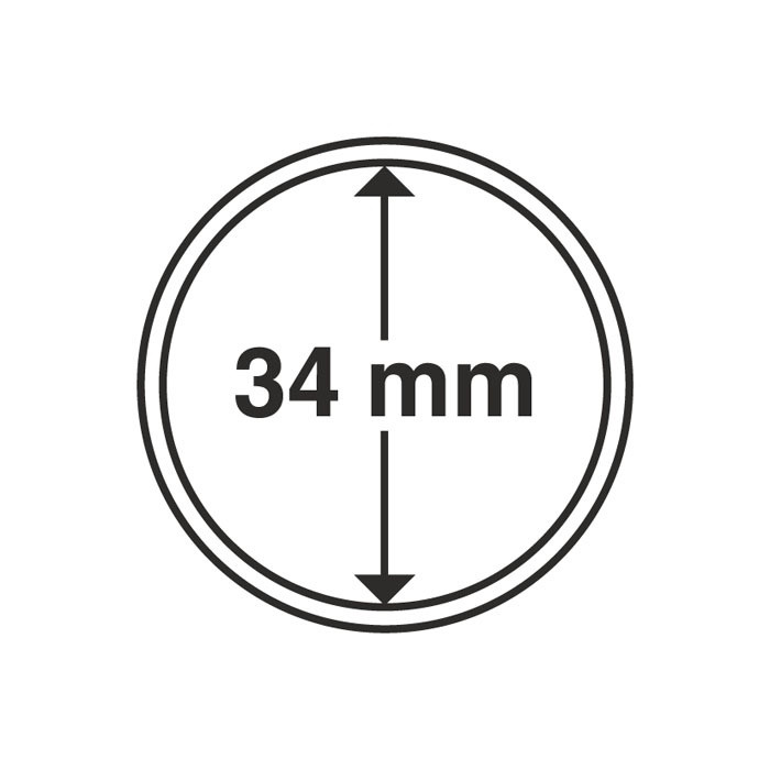 Капсула Leuchtturm для монеті 34 мм