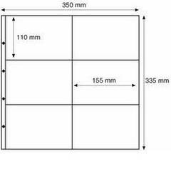 MAX2C Лист до альбому MAXIMUM, 6 комірок 160*105 мм.