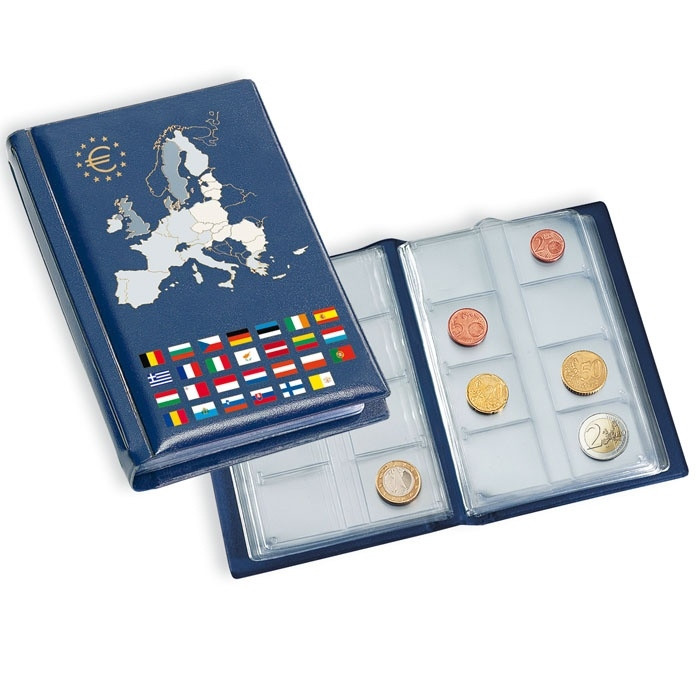 Альбом Leuchtturm для 12 EURO набірів по 8 монет — 96 шт.