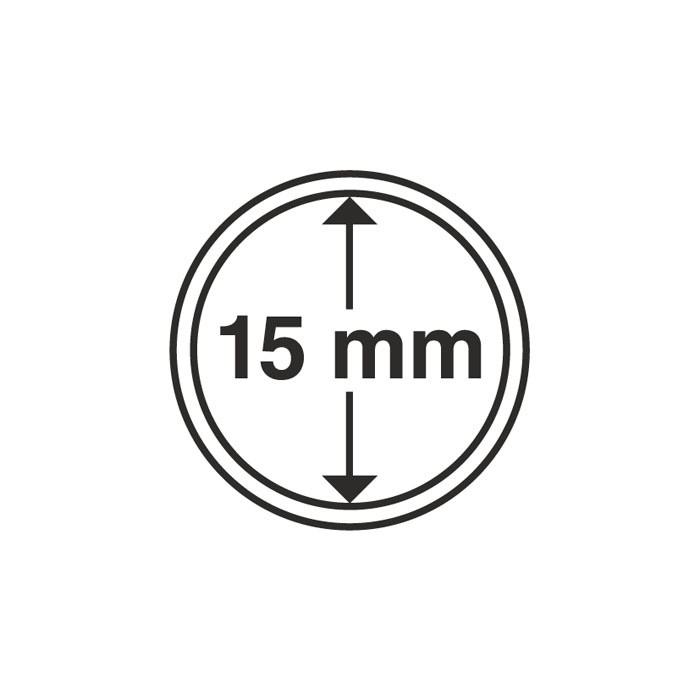 Капсула Leuchtturm для монеті 15 мм