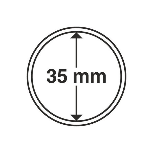 Капсула Leuchtturm для монеті 35 мм
