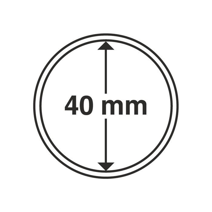 Капсула Leuchtturm для монеті 40 мм