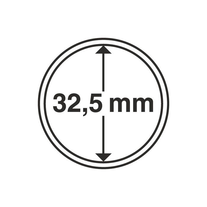 Капсула Leuchtturm для монеті 32,5 мм