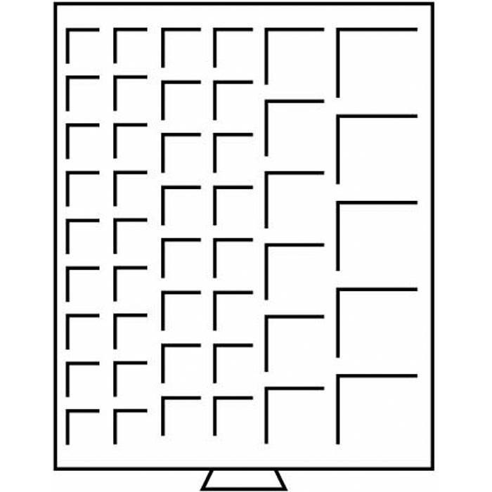 Бокс Leuchtturm для монет (розмір комірки від 24*24 до 50*50 мм)