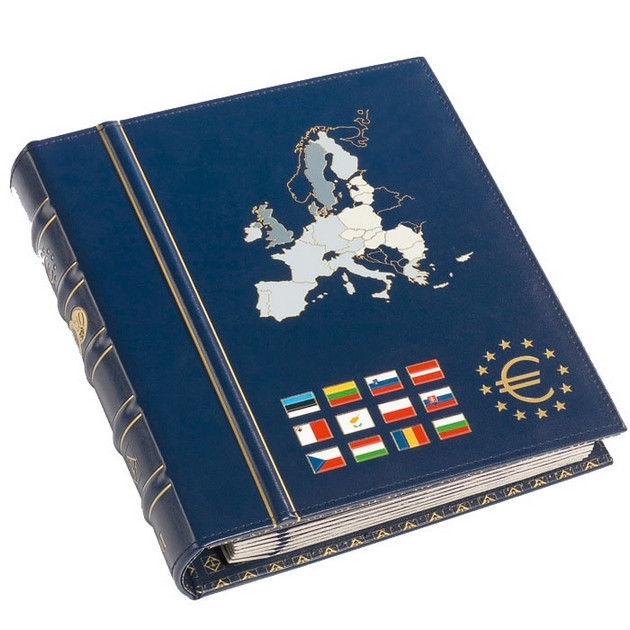 Альбом Leuchtturm, VISTA  для наборів євромонет (нові країни) з футляром, том 2