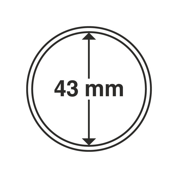 Капсула Leuchtturm для монеті 43 мм