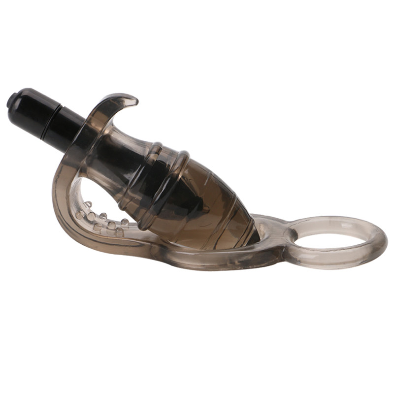 Масажер простати з потужною вібрацією й ерекційними кільцями