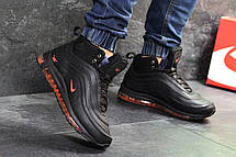Високі зимові кросівки Nike air max 97,зимові,чорні 41,44,45 р, фото 2