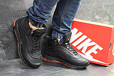 Високі зимові кросівки Nike air max 97,зимові,чорні 41,44,45 р, фото 2