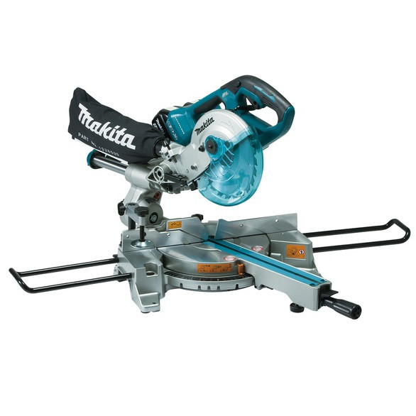 Акумуляторна торцювальна пила Makita DLS714Z, фото 1