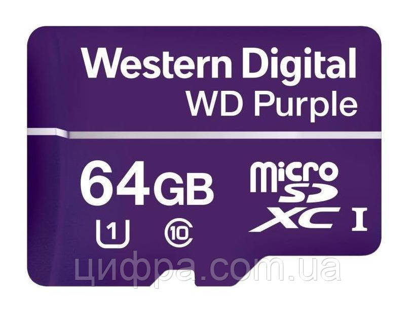 Карта пам'яті microSDHC 64GB UHS-I WDD064G1P0A WDC