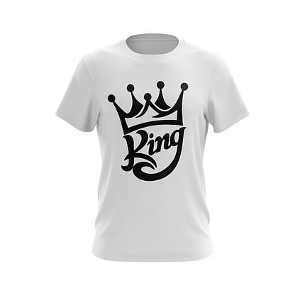 Стильна чоловіча футболка "King", фото 2