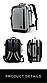 Чоловічий рюкзак-трансформер 3в1 Arctic Hunter B00210 для бізнесу та подорожей, 32 л, фото 2