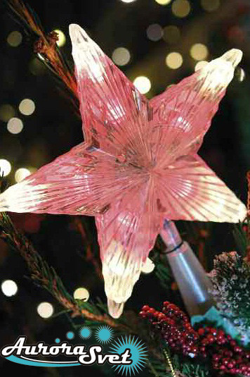 LED Зірка новорічна 5+8+1 світлодіод. Світлодіодна гірлянда. Гірлянда LED. Виробництво Франція.