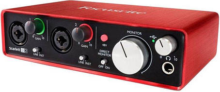 Аудіоінтерфейс Focusrite Scarlett 2i2 3Gen, фото 1