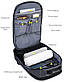 Дорожній рюкзак Arctic Hunter B00262 для ноутбука до 17", вологозахищений, 24 л, фото 6