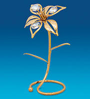 Позолочена фігурка Сваровскі Квітка