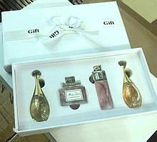Подарунковий набір Dior 4 в 1 (міні парфуми на олійній основі 5 мл * 4 шт.)