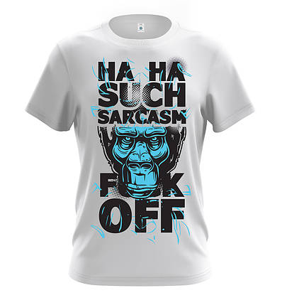 Футболка чоловіча літня "Sarkasm F*ck off", фото 2