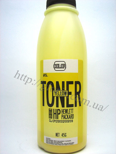 Тонер Yellow IPS-COLOR для HP CLJ CP1025 / 1215 / 1515 (45 гр)