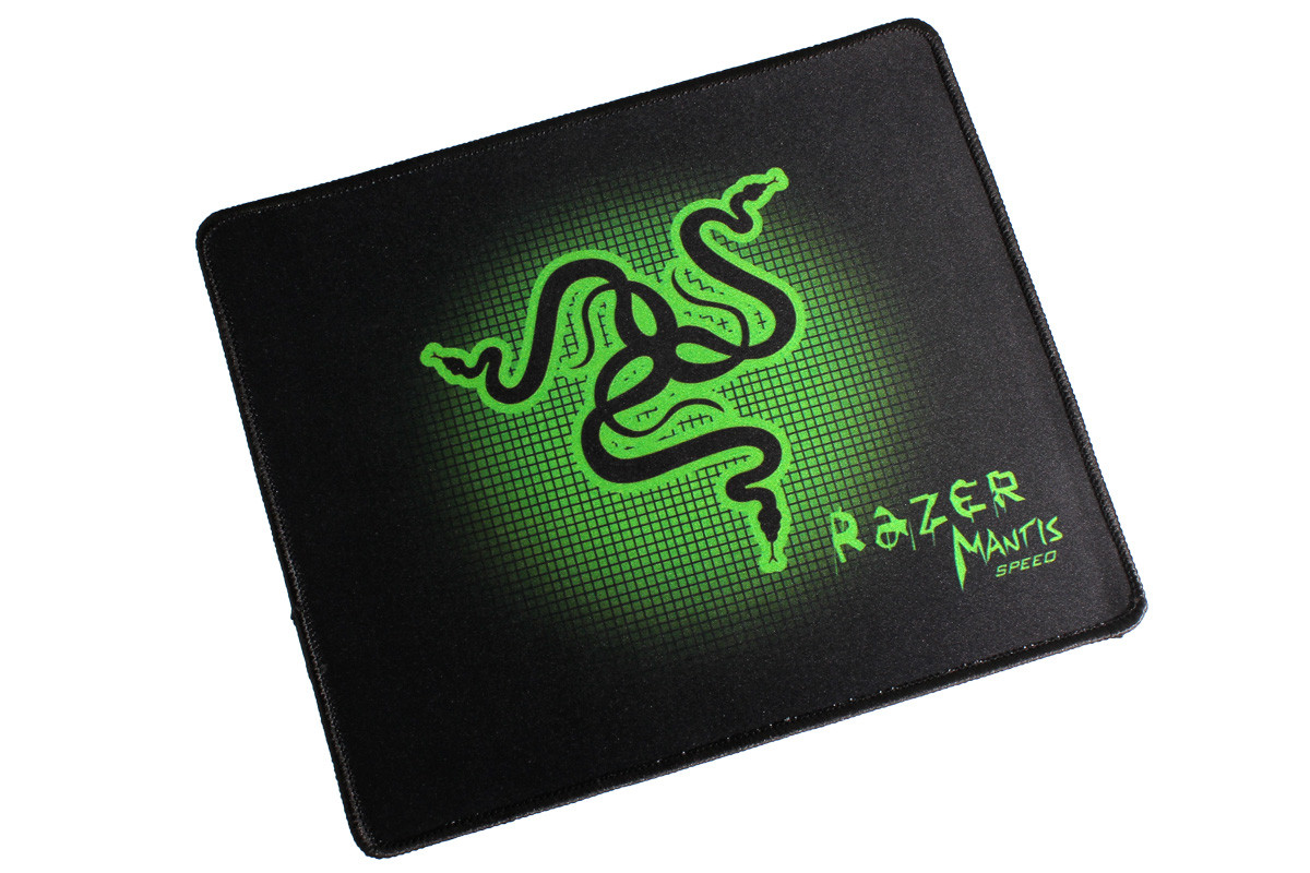 Килимок 250*210 тканинної RAZER з бічною прошивкою, товщина 2 мм, Black