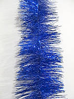 Мишура Новогодняя d=20 мм, длинна 2,5 метра синий
