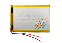 Аккумулятор 3000mAh 3.7v 357098 для планшетов Nomi C07000, Nomi C07005, Nomi C07008, Nomi Polo C07007.