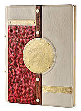 Книга в шкіряній палітурці "Мудрість Конфуція. Судження і бесіди"