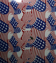 Плівка аквапринт "Американський прапор" М-6110, Харків (ширина 100 см)