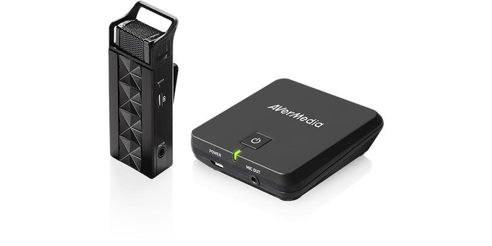 Бездротовий мікрофон викладача AVerMedia AW313 Black, фото 1