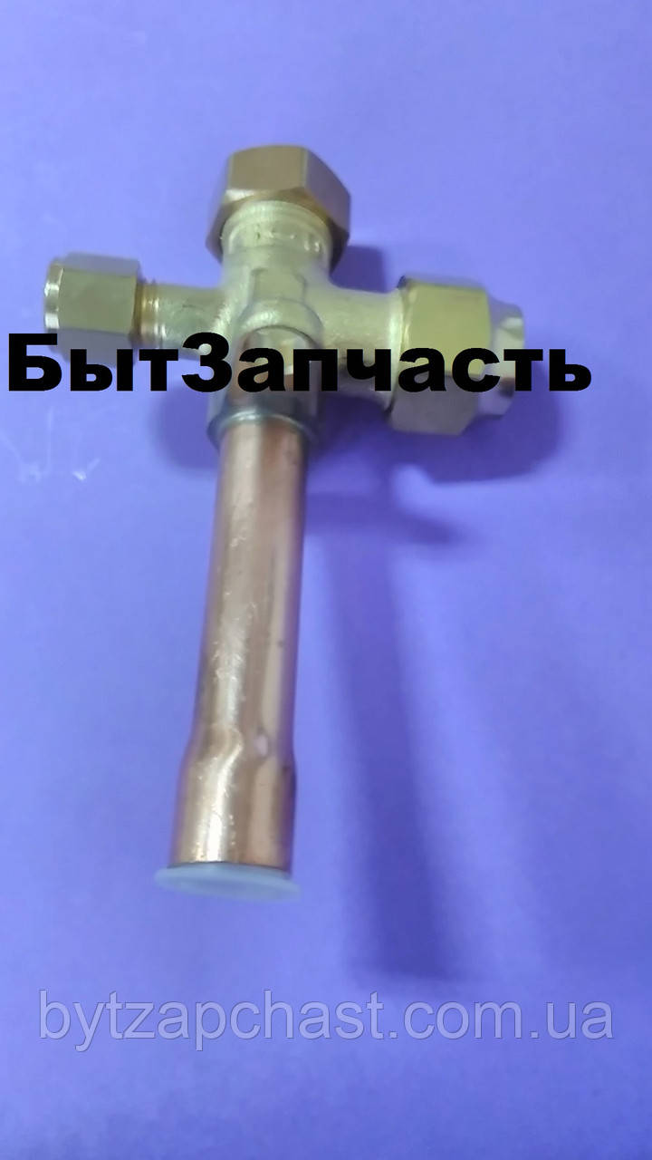 Сервісний кран для кондиціонерів 3/4 (19,05/1,07 мм), тристоронній вентиль
